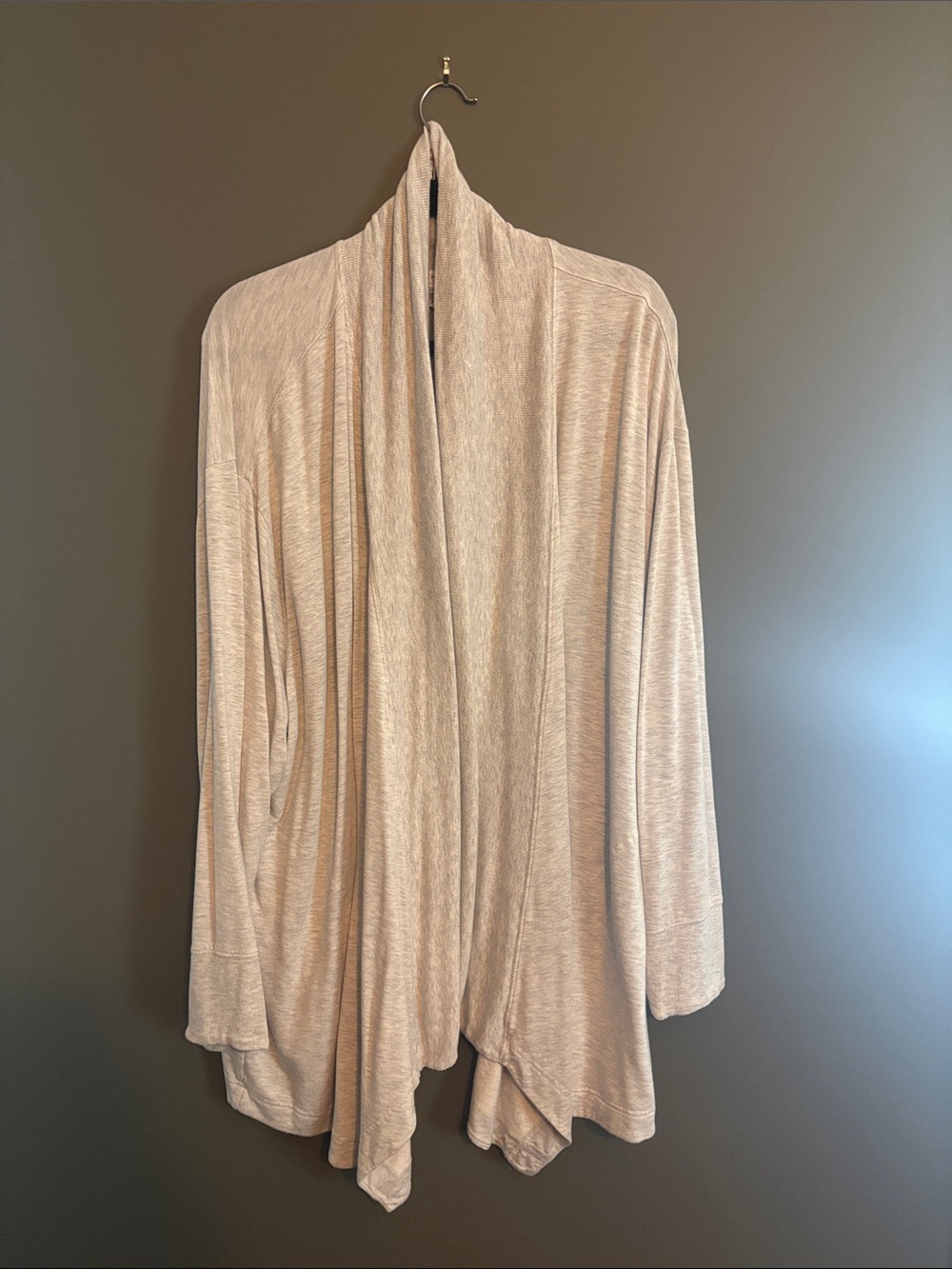 Athleta Open-Front Draped Cardigan